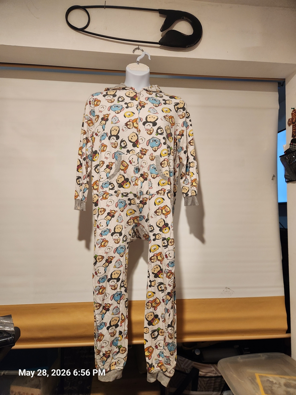 Disney Cream Multicolor Tsum Tsum Jumpsuit Romper
